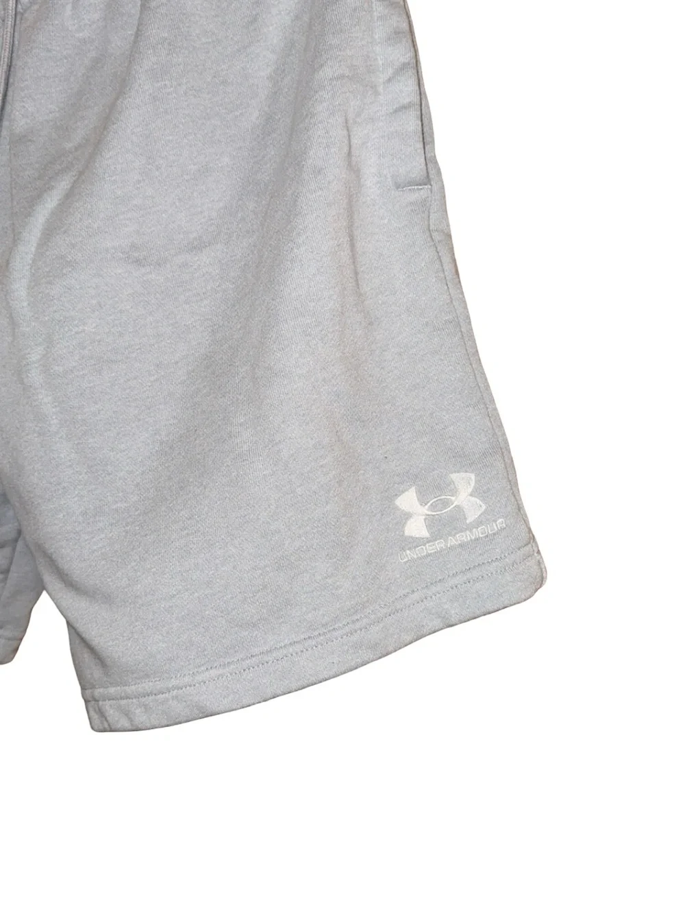 Gray Under Armour Men's Drawstring Shorts